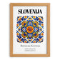 Slovenija, Slovenia – Travel Wall Art, set in oak frame