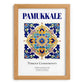 Pamukkale, Turkey – Illustrated Travel Poster, set in oak frame