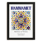 Hammamet, Tunisia – Travel Print, in sleek black frame