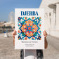 Djerba, Tunisia – Travel Print, no-text version framed in wood