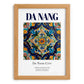 Da Nang, Vietnam – Travel Print, set in oak frame