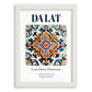 Da Lat, Vietnam – Country Culture Poster, placed in minimal white frame