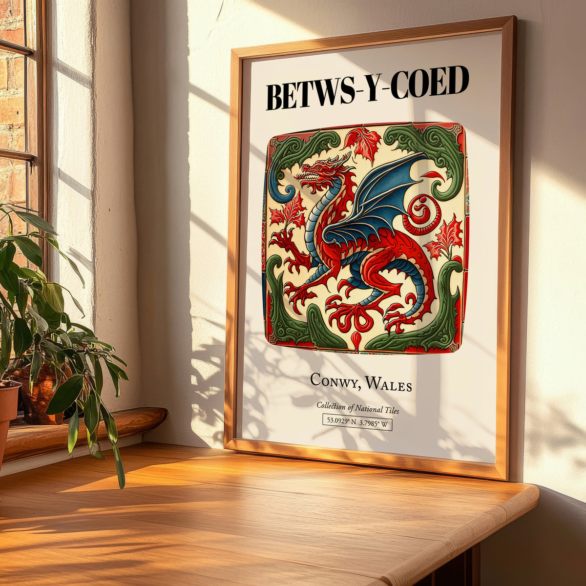 Betws-y-coed, Wales – Travel Print, clean layout with no caption