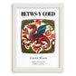Betws-y-coed, Wales – Travel Print, placed in minimal white frame