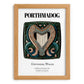 Porthmadog, Wales – Travel Poster, set in oak frame