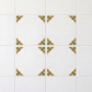 Set of 4 Talavera Pattern-Only Tiles · Save 65%