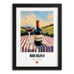 Bierzo – Spanish Red Wine, Vineyard Terrace Poster, in sleek black frame