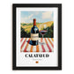 Calatayud – Spanish Red Wine, Vineyard Terrace Poster, in sleek black frame