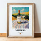 Verdejo – Spanish White Wine, Bodega Poster, in wooden frame leaning on the floor