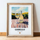 Godello – Spanish White Wine, Tasting Room Wall Art, in wooden frame leaning on the floor