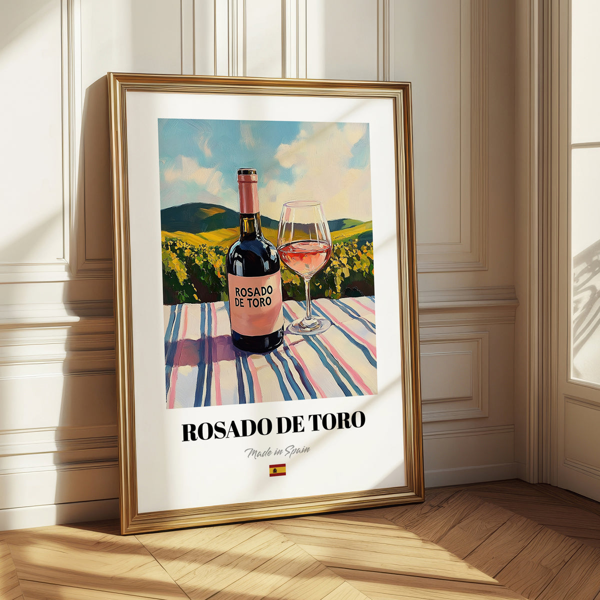 Rosado de Toro – Spanish Rose Wine, Tasting Room Print
