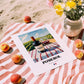 Pomerol – French Red Wine, Vinoteca Still Life, unframed on coastal sand