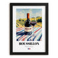 Roussillon – French Red Wine, Enoteca Wall Art, in sleek black frame