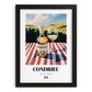 Condrieu – French White Wine, Tasting Room Poster, in sleek black frame