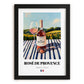 Rosé de Provence – French Rose Wine, Wine Bar Wall Art, in sleek black frame