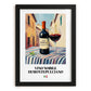 Vino Nobile di Montepulciano – Italian Red Wine, Vinoteca Print, in sleek black frame