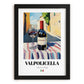 Valpolicella – Italian Red Wine, Tasting Room Poster, in sleek black frame
