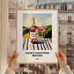 Salice Salentino Rosato – Italian Rose Wine, Tasting Room Wall Art, styled in a charming Paris street view