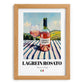 Lagrein Rosato – Italian Rose Wine, Wine Bar Still Life, set in oak frame
