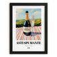 Asti Spumante – Italian Sparkling Wine, Bodega Wall Art, in sleek black frame